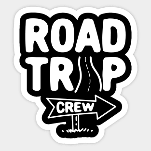 Road Trip Crew Summer Vacation Sticker